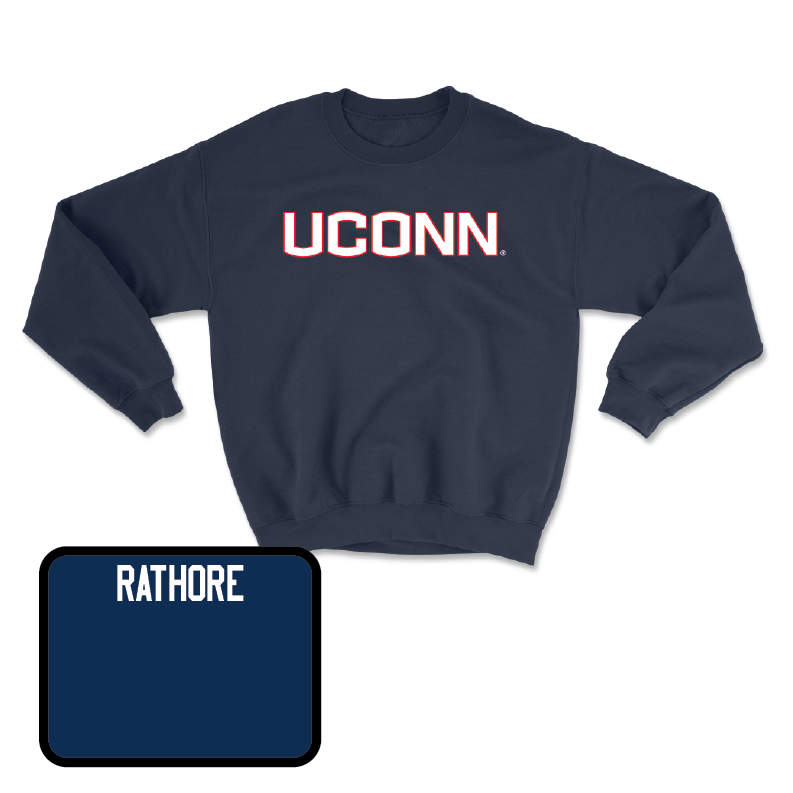 Navy Women's Tennis UConn Crewneck - Varsha Rathore