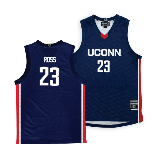 Navy Men's Basketball UConn Jersey - Jayden Ross