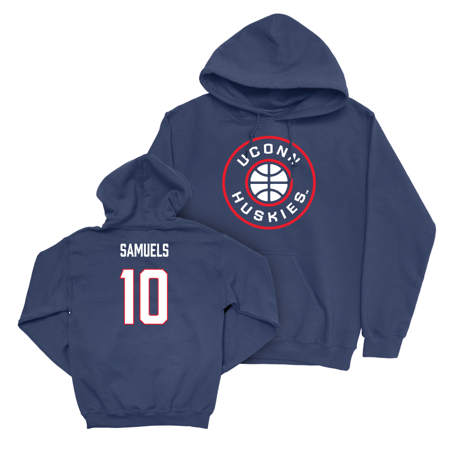 Navy Women's Basketball Hardwood Hoodie - Qadence Samuels