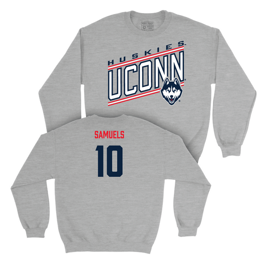 Sport Grey Women's Basketball Vintage Crewneck - Qadence Samuels