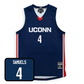 Navy Women's Basketball UConn Jersey - Qadence Samuels