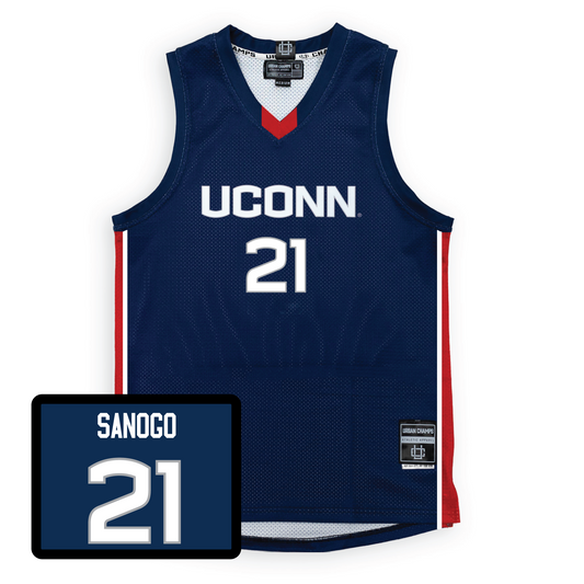 Navy Men's Basketball UConn Jersey - Andrew Hurley