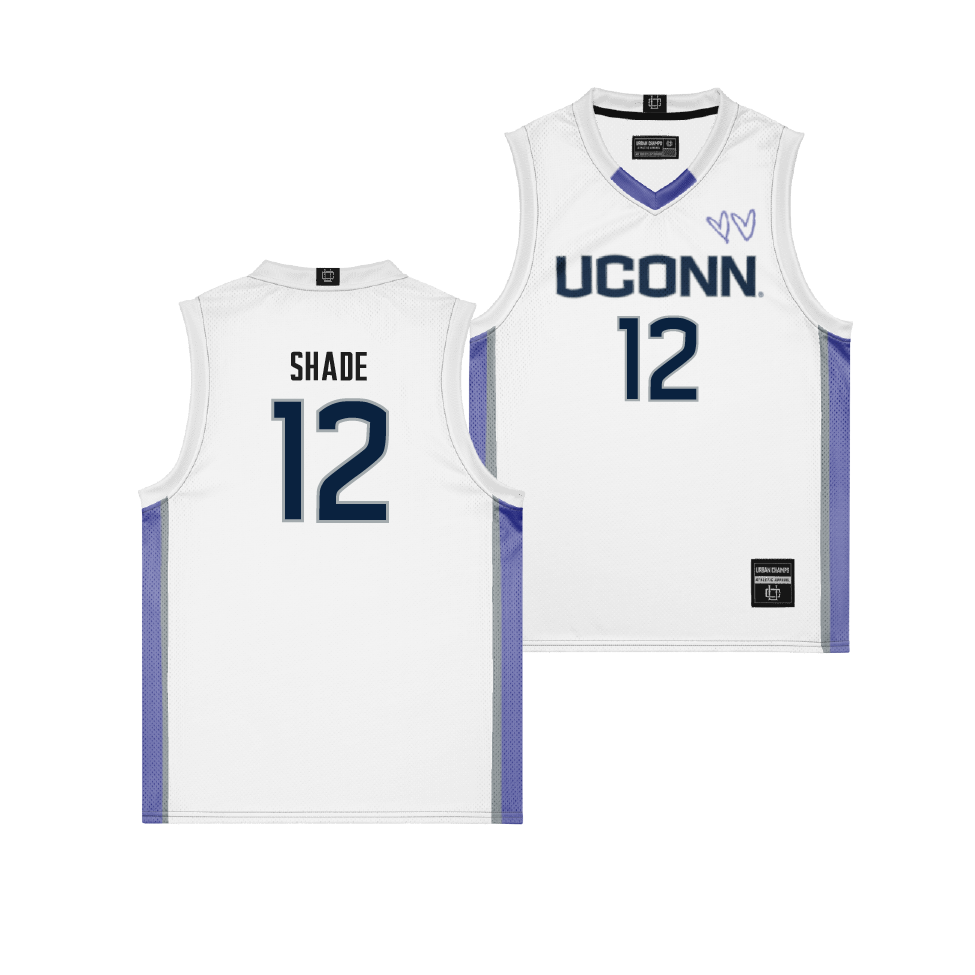 UConn White/Purple Basketball Jersey - Ashlynn Shade | #12