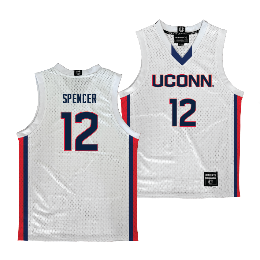 UConn Men's Basketball White Jersey - Cameron Spencer | #12