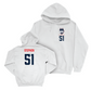 UConn Women's Ice Hockey Logo White Hoodie  - Julia Stephen