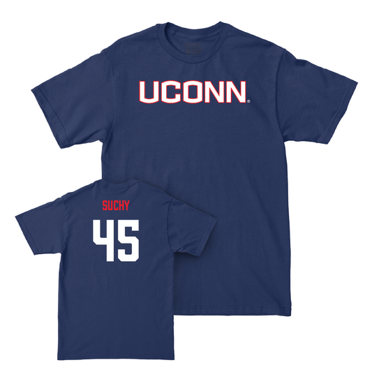 Navy Baseball UConn Tee  - Cayden Suchy