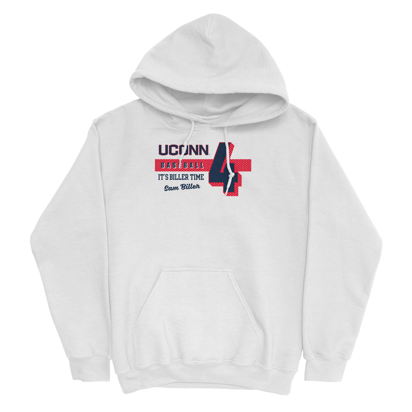 EXCLUSIVE RELEASE: Sam Biller Text Design White Hoodie