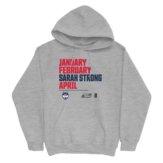 EXCLUSIVE RELEASE: Sarah Strong Calendar Sport Grey Hoodie