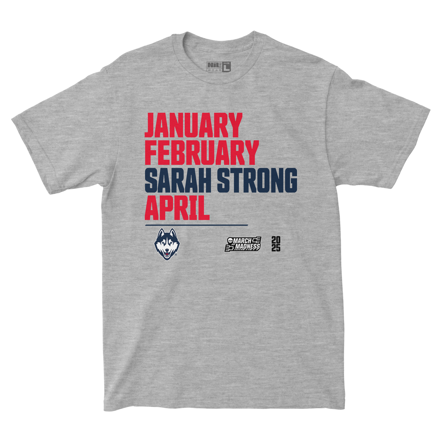 EXCLUSIVE RELEASE: Sarah Strong Calendar Sport Grey Tee