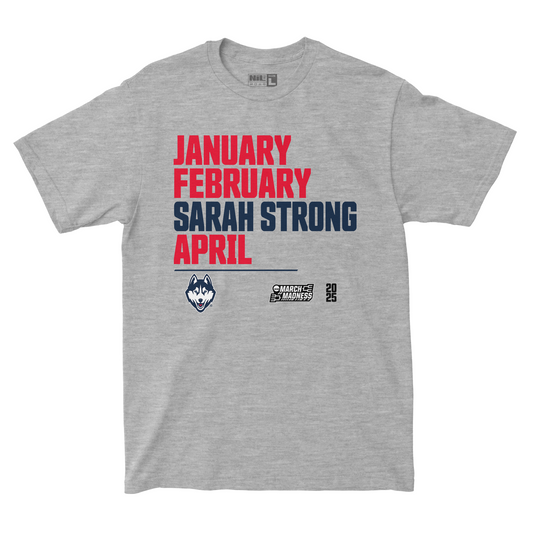 EXCLUSIVE RELEASE: Sarah Strong Calendar Sport Grey Tee