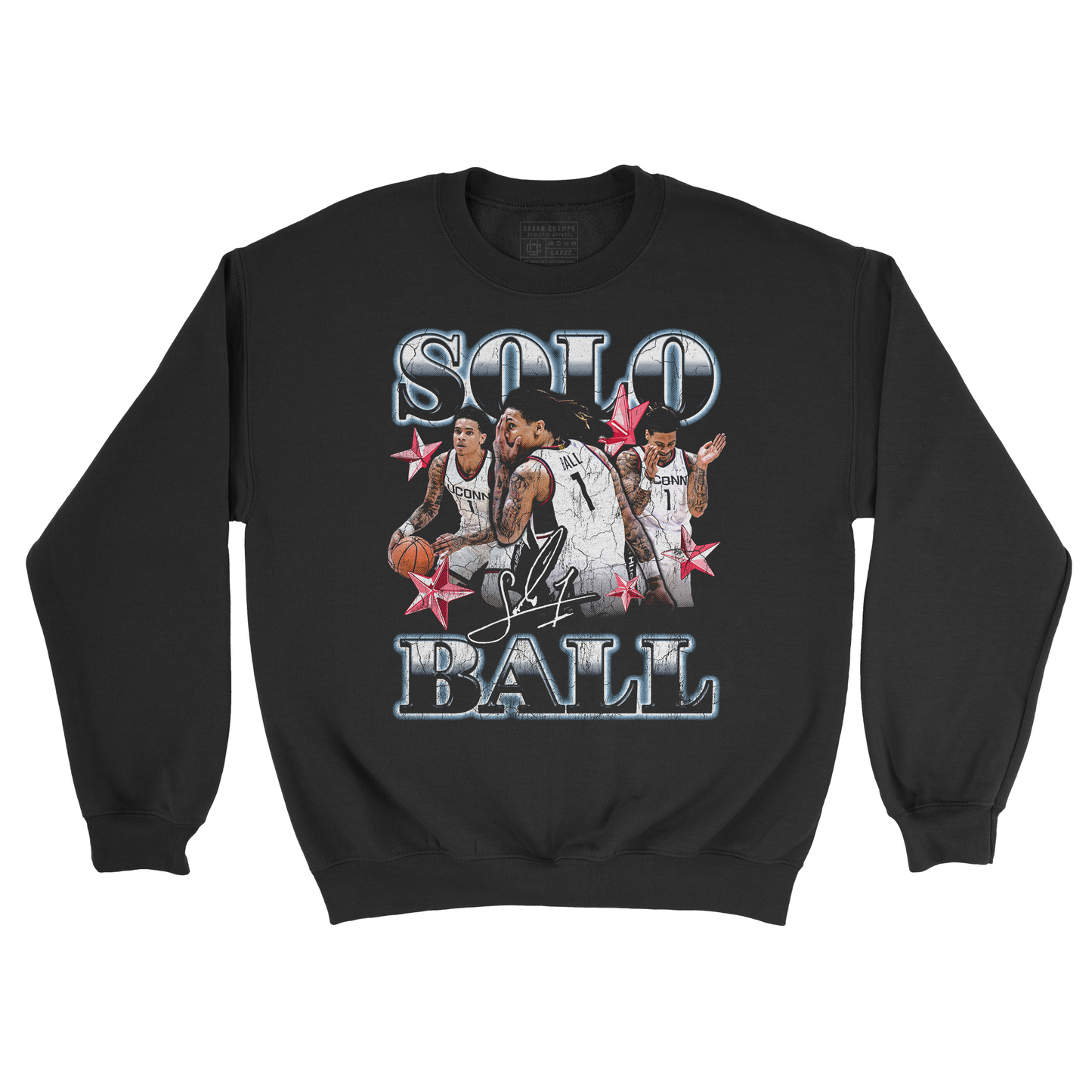 EXCLUSIVE RELEASE: Solo Ball 90s Graphic Black Crew