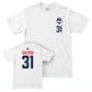 Legacy Collection: UConn Women's Basketball White Logo Comfort Colors Tee - Stefanie Dolson | #31