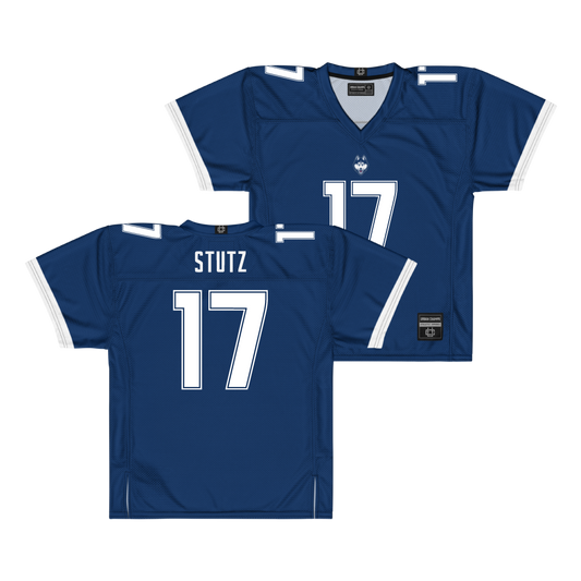Navy UConn Football Jersey - Connor Stutz