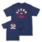 UConn Baseball Arch Navy Tee  - Cole Taylor