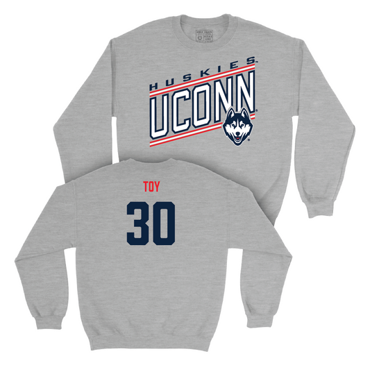 Sport Grey Football Vintage Crewneck  - Dominic Toy