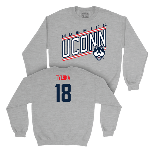 Sport Grey Women's Volleyball Vintage Crewneck  - Hanna Tylska