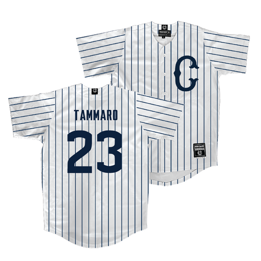 UConn Baseball White Jersey - Paul Tammaro | #23
