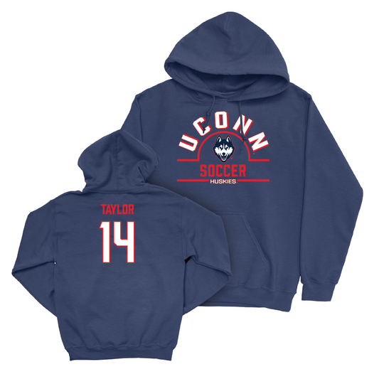 UConn Women's Soccer Arch Navy Hoodie  - Alayna Taylor