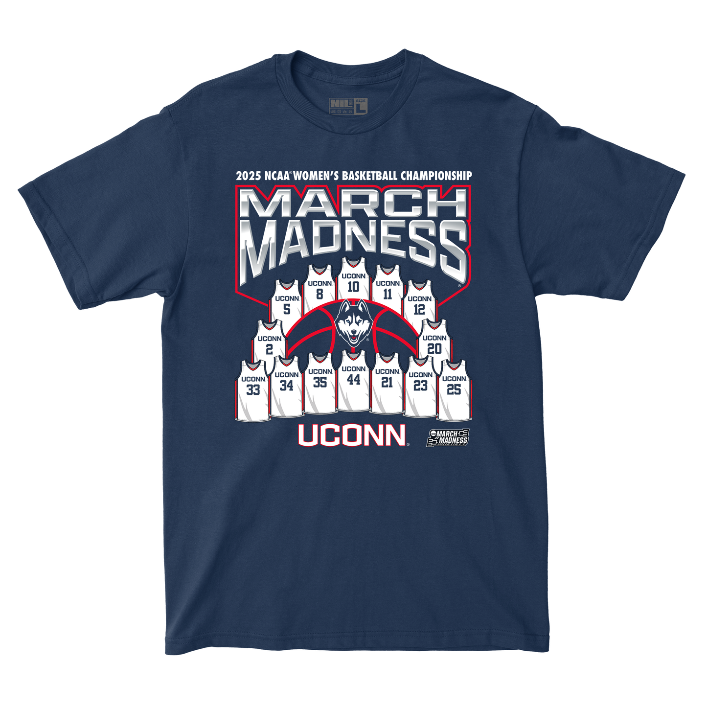 UConn Women's Basketball Jersey Madness Tee