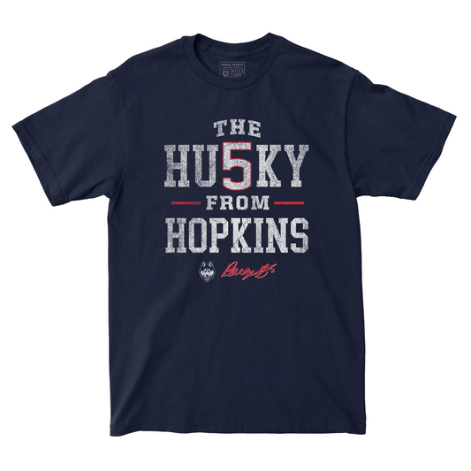 EXCLUSIVE RELEASE: Paige Bueckers Hu5ky from Hopkins Navy Tee