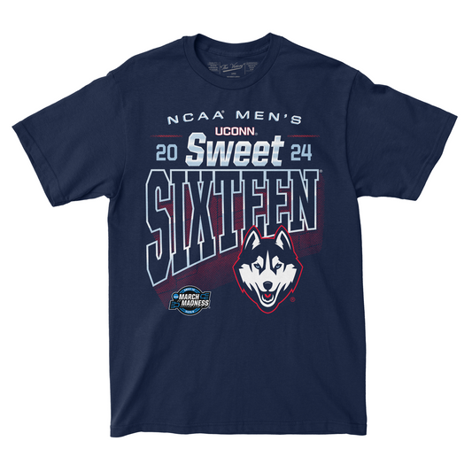 UConn MBB 2024 Sweet Sixteen Streetwear T-shirt by Retro Brand