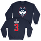 Legacy Collection: UConn Women's Basketball Navy Legacy Crew - Tiffany Hayes | #3