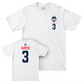 Legacy Collection: UConn Women's Basketball White Logo Comfort Colors Tee - Tiffany Hayes | #3