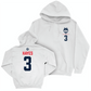 Legacy Collection: UConn Women's Basketball White Logo Hoodie - Tiffany Hayes | #3