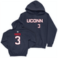 Legacy Collection: UConn Women's Basketball Navy Sideline Hoodie - Tiffany Hayes | #3