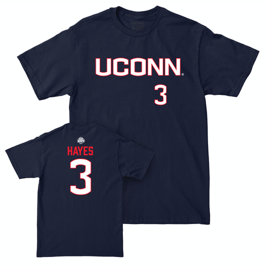 Legacy Collection: UConn Women's Basketball Navy Sideline Tee - Tiffany Hayes | #3