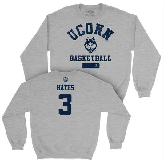 Legacy Collection: UConn Women's Basketball Sport Grey Varsity Crew - Tiffany Hayes | #3