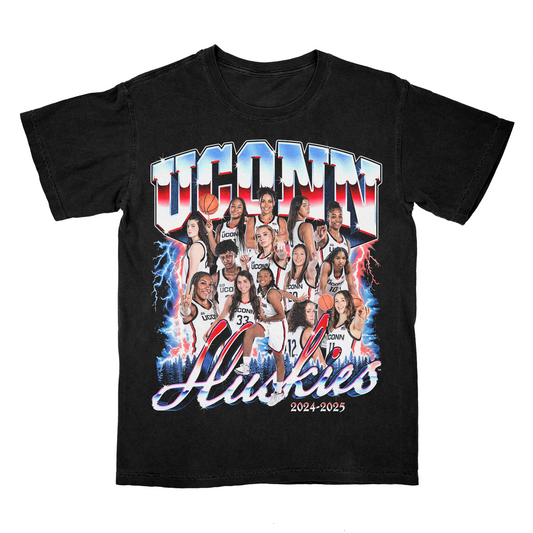 EXCLUSIVE RELEASE: UConn Women's Basketball '24-25 Team Black Tee