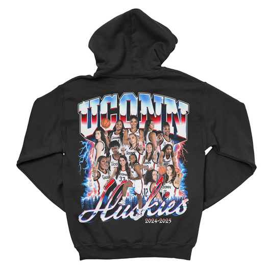 EXCLUSIVE RELEASE: UConn Women's Basketball '24-25 Team Black Hoodie