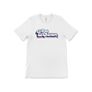 UConn White Tri-Color Retro Script Tee
