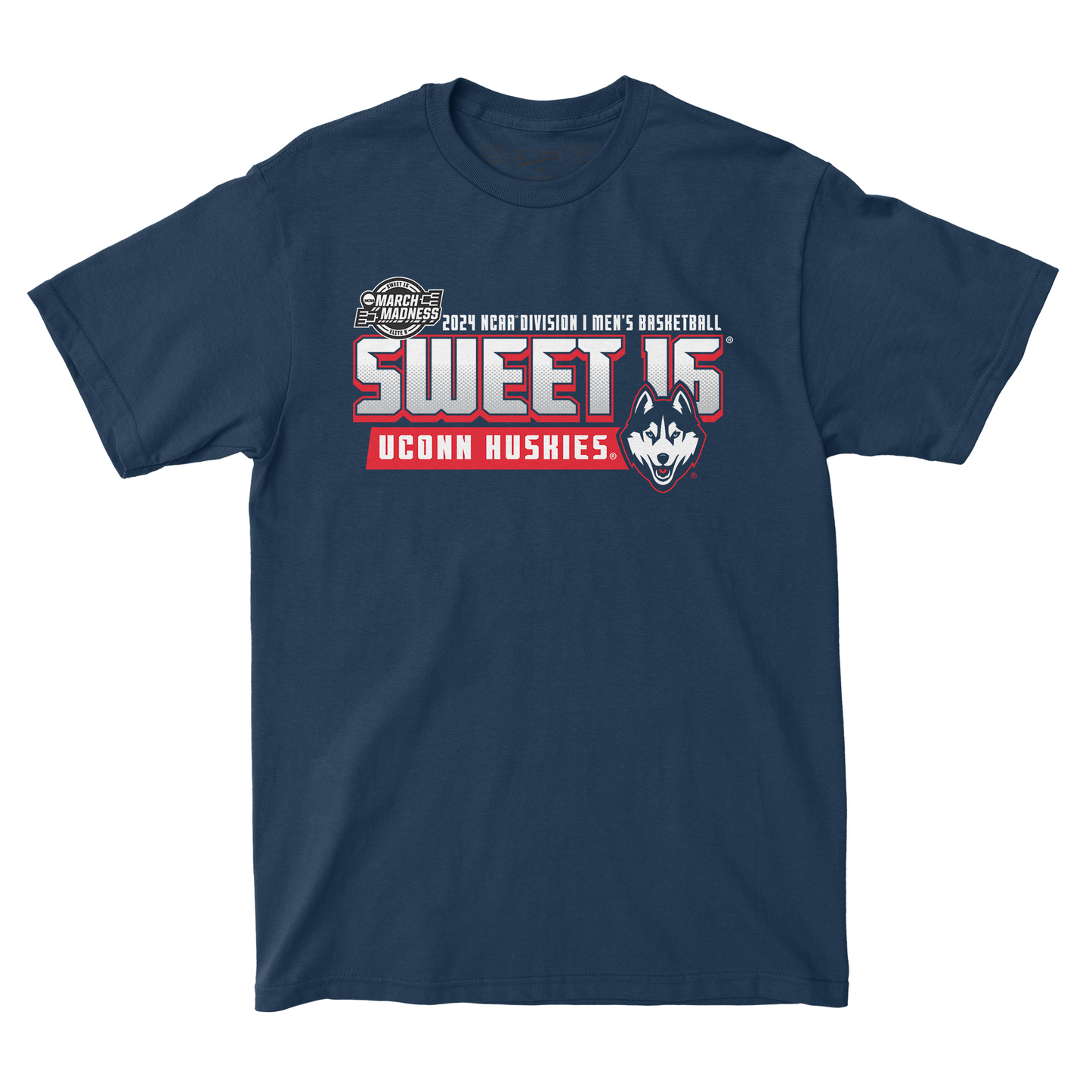 UCONN MBB 2024 Sweet Sixteen T-shirt by Retro Brand