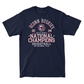 UConn MBB 2024 National Champions Arch Navy T-shirt by Retro Brand