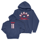 UConn Football Arch Navy Hoodie   - Javonte Vereen