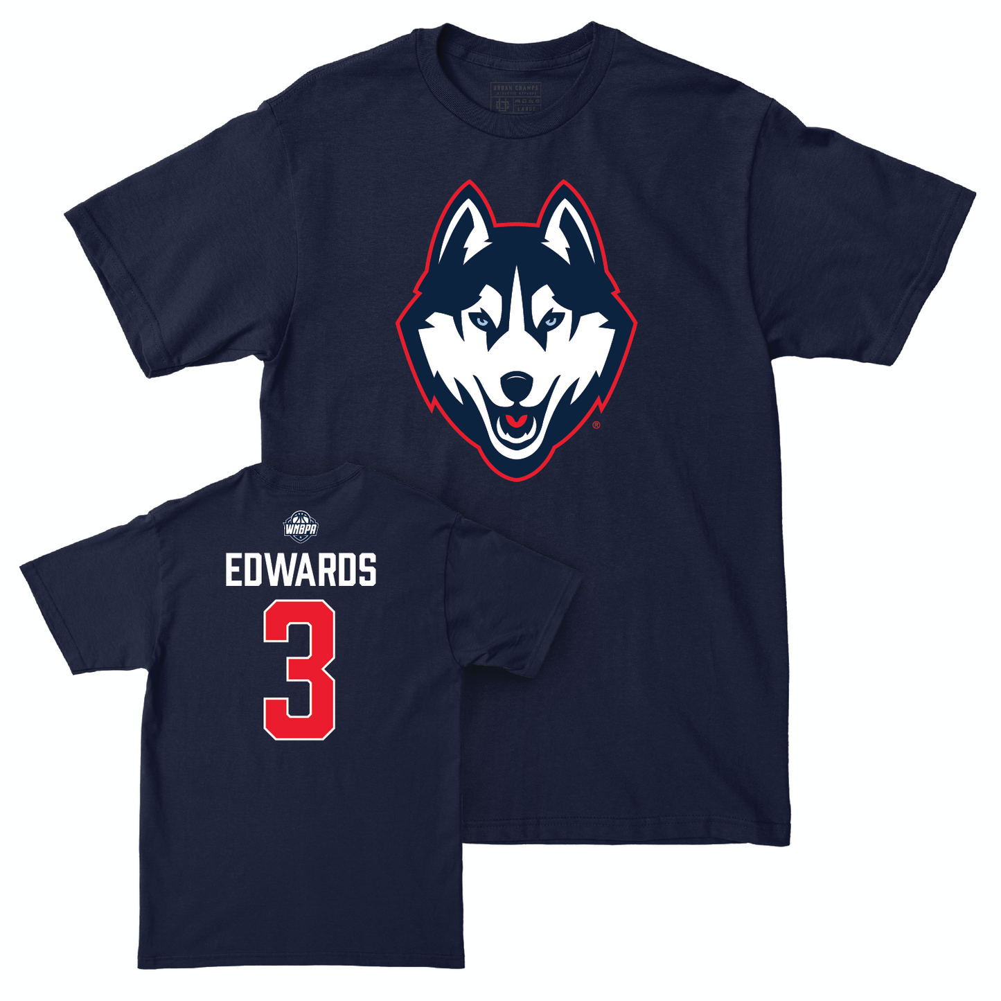 Legacy Collection: UConn Women's Basketball Navy Legacy Tee - Aaliyah Edwards | #3