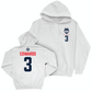 Legacy Collection: UConn Women's Basketball White Logo Hoodie - Aaliyah Edwards | #3