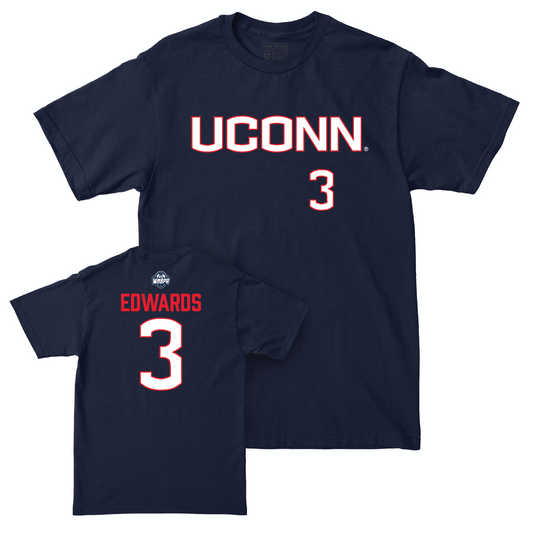 Legacy Collection: UConn Women's Basketball Navy Sideline Tee - Aailyah Edwards | #3