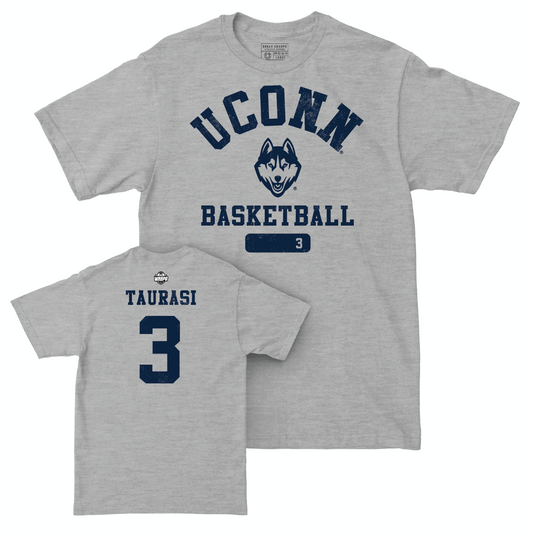 Legacy Collection: UConn Women's Basketball Sport Grey Varsity Tee - Diana Taurasi | #3