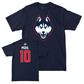 Legacy Collection: UConn Women's Basketball Navy Legacy Tee - Nika Mühl | #10