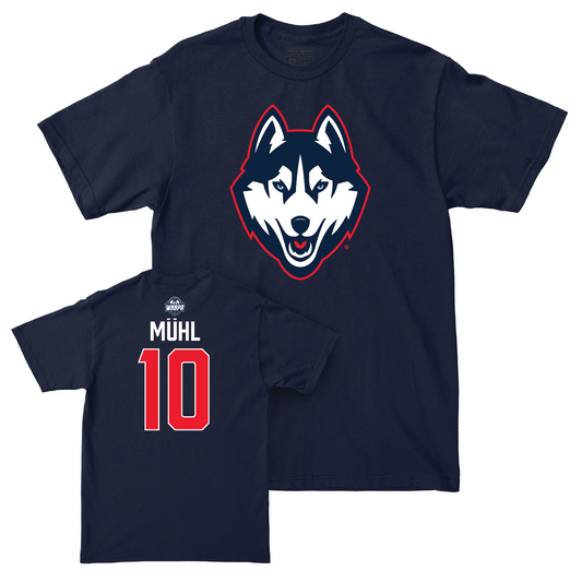 Legacy Collection: UConn Women's Basketball Navy Legacy Tee - Nika Mühl | #10