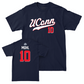 Legacy Collection: UConn Women's Basketball Navy Script Tee - Nika Mühl | #10