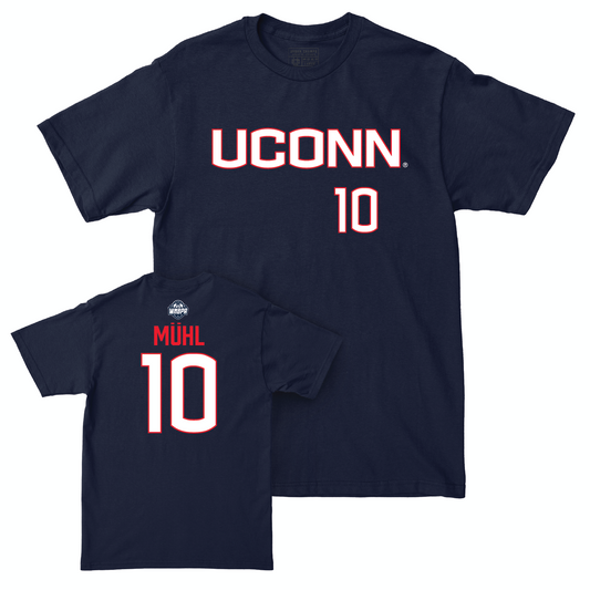 Legacy Collection: UConn Women's Basketball Navy Sideline Tee - Nika Mühl | #10