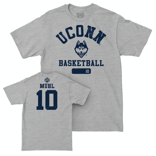 Legacy Collection: UConn Women's Basketball Sport Grey Varsity Tee - Nika Mühl | #10