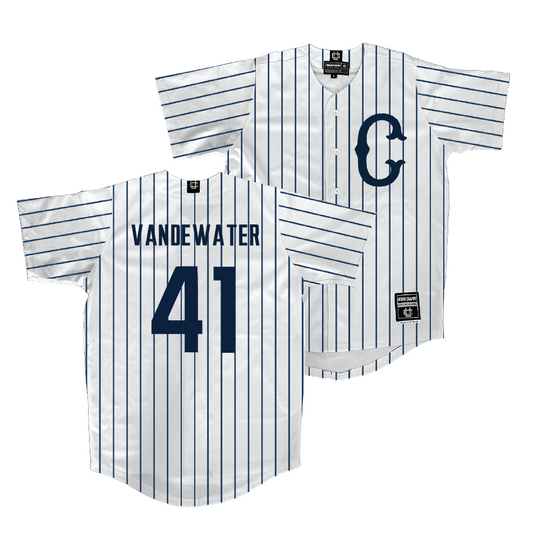 UConn Baseball White Jersey - Ryan VanDeWater | #41