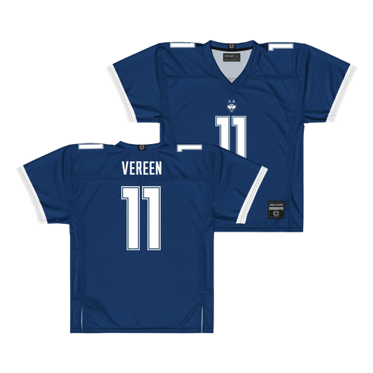 Navy UConn Football Jersey - Javonte Vereen