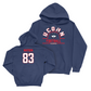 UConn Football Arch Navy Hoodie   - Xavier Watson
