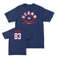 UConn Football Arch Navy Tee   - Xavier Watson